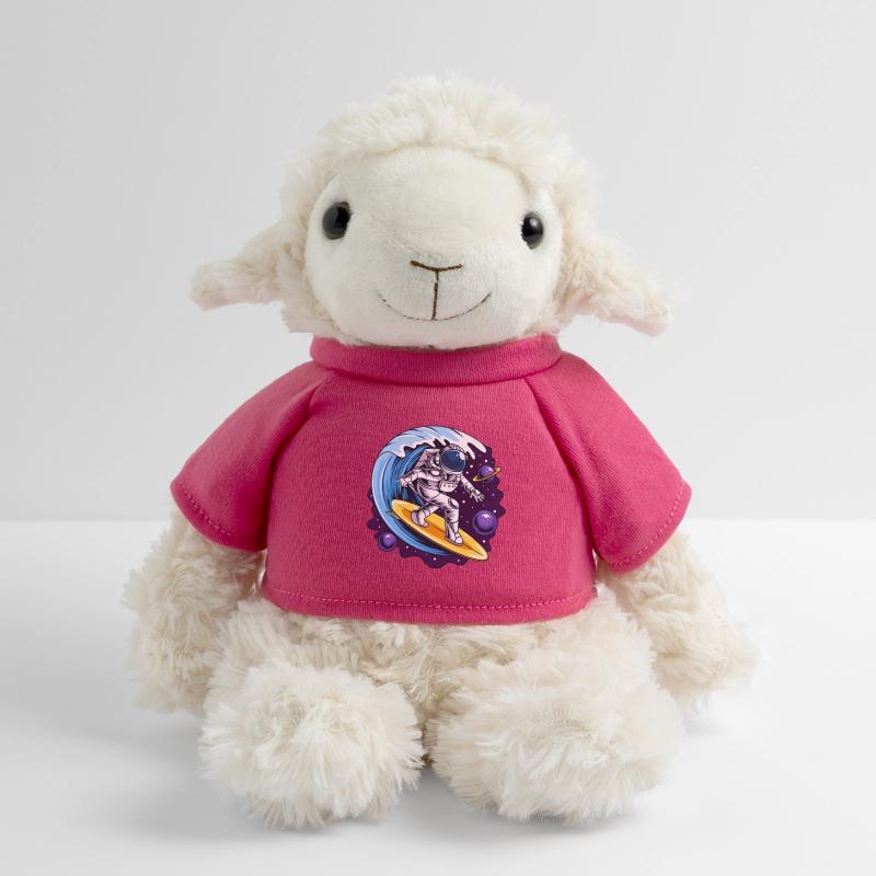 Astronaute de l’espace sur des planches de surf Mouton en peluche Annika MiniFeet®