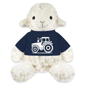 Tracteur - Mouton en peluche Annika MiniFeet® - bleu marine - Devant