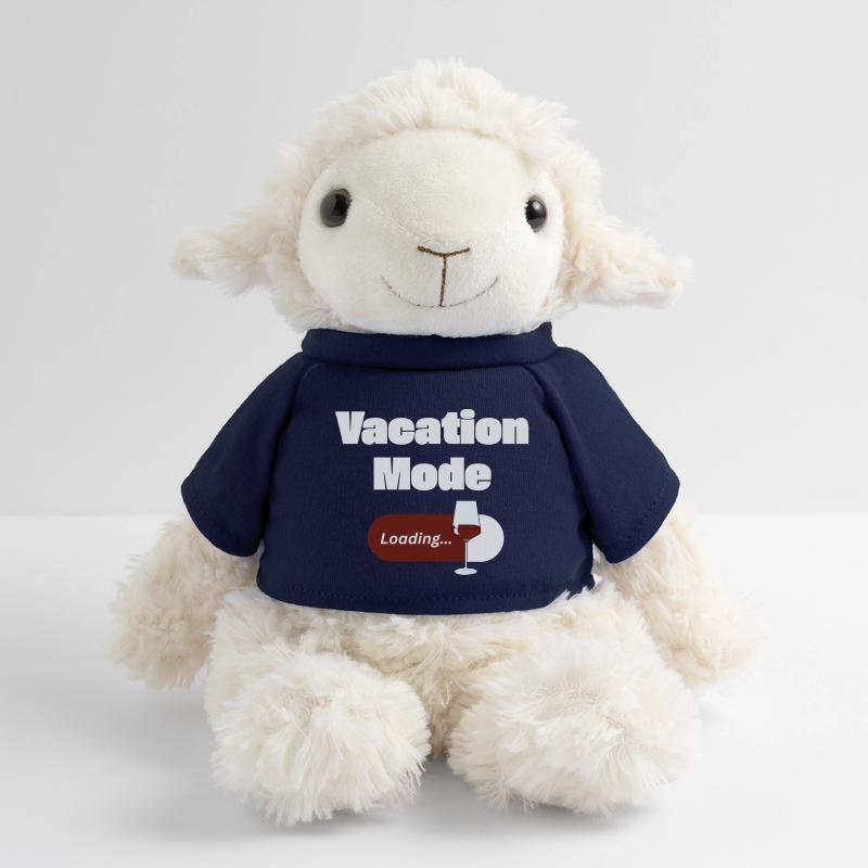 Vacation Mode On – Wine with Loading Bar (light) MiniFeet® Sheep Annika