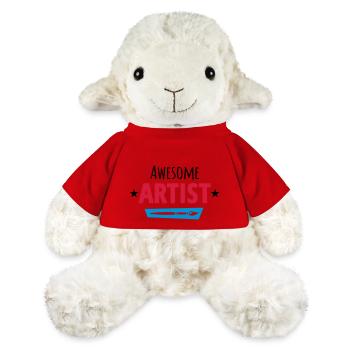 Artiste - Mouton en peluche Annika MiniFeet® - rouge - Devant