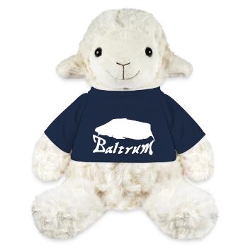 Tatouage Baltrum - Mouton en peluche Annika MiniFeet® - bleu marine - Devant