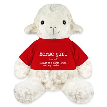 Horse Girl Horse Girl Rider Définition - Mouton en peluche Annika MiniFeet® - rouge - Devant