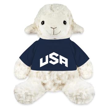 États-Unis - Mouton en peluche Annika MiniFeet® - bleu marine - Devant