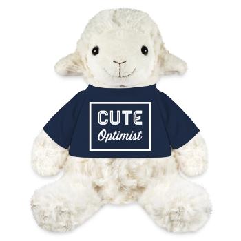 cute optimist - Lustige Geschenkidee - MiniFeet® Schaf Annika - French Navy - Vorne