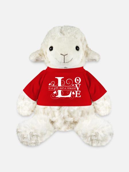 Liebe ist ein Geschenk - MiniFeet® Schaf Annika - Rot