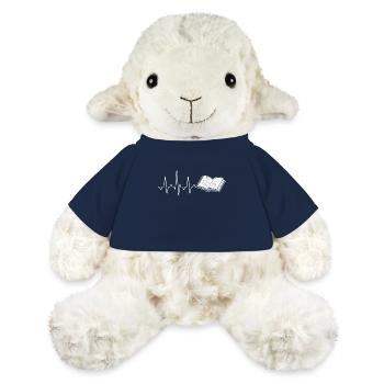 Réserver le rythme cardiaque - Mouton en peluche Annika MiniFeet® - bleu marine - Devant