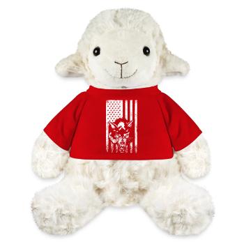 Loup Loups Animal Hurlement - Mouton en peluche Annika MiniFeet® - rouge - Devant