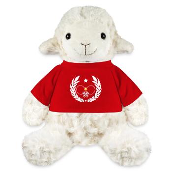 Ping-pong - Mouton en peluche Annika MiniFeet® - rouge - Devant