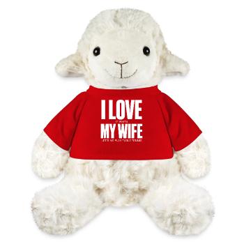 Ping-pong - Mouton en peluche Annika MiniFeet® - rouge - Devant
