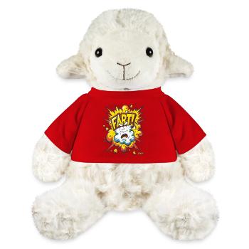 Super Dessin Animé Pet Bang - Mouton en peluche Annika MiniFeet® - rouge - Devant