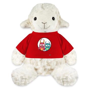 Drôles d’amis monstres - Mouton en peluche Annika MiniFeet® - rouge - Devant