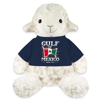 Golfe du Mexique avec drapeau - Mouton en peluche Annika MiniFeet® - bleu marine - Devant