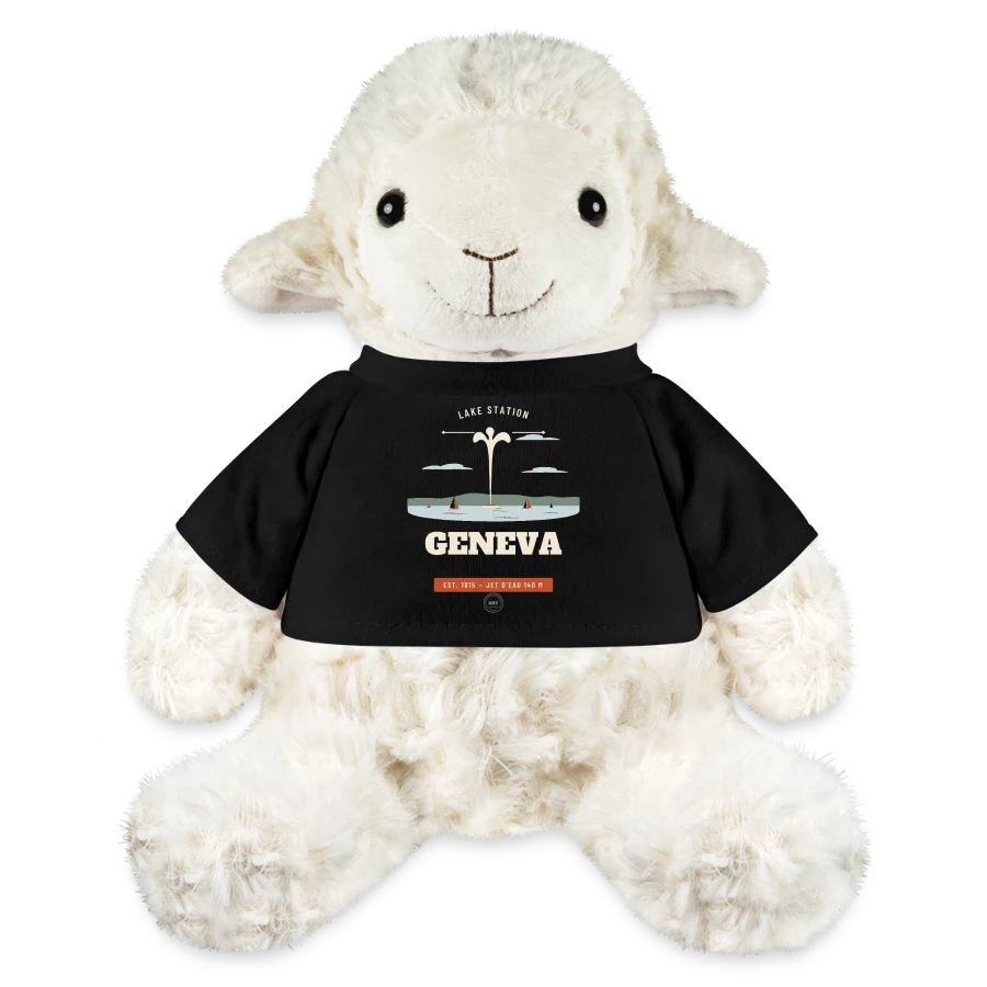 Geneva badge on a minifeet® sheep annika, black