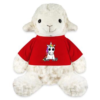 Alien Unicorn Intoxication Alien Drugs Extasy - Mouton en peluche Annika MiniFeet® - rouge - Devant
