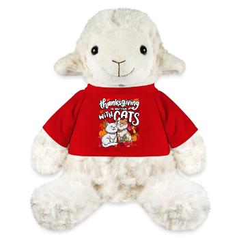 Thanksgiving est mieux avec les chats Thanksgiving - Mouton en peluche Annika MiniFeet® - rouge - Devant