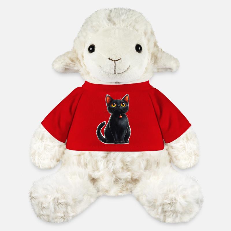 Black Cat - MiniFeet® Sheep Annika - red
