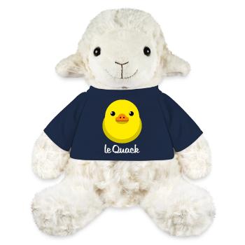 Chick Yellow le Quack for dark backgrounds - MiniFeet® Sheep Annika - french navy - Front