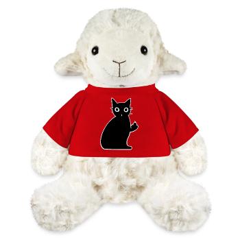 Cat fuck - Mouton en peluche Annika MiniFeet® - rouge - Devant