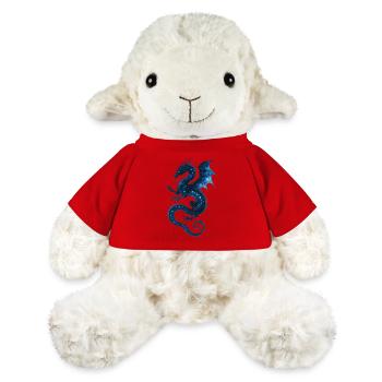 Celestial Dragon – Starry Cosmic Beast Illustratio - MiniFeet® Sheep Annika - red - Front