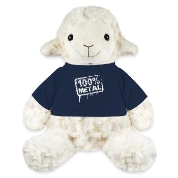 100% Pour-Métal Musique Timbre Graffiti Drops - Mouton en peluche Annika MiniFeet® - bleu marine - Devant