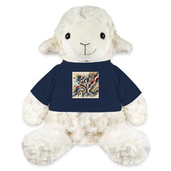 Auffällige Bewegung - Abstraktes Gemälde - MiniFeet® Schaf Annika - French Navy - Vorne