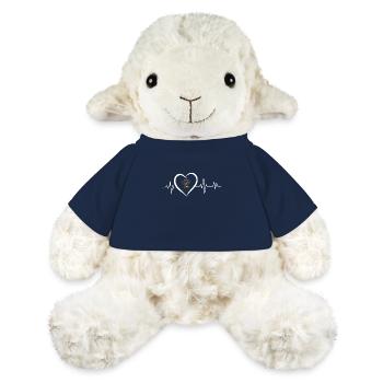 Schwarzer Labrador Herzschlag - MiniFeet® Schaf Annika - French Navy - Vorne