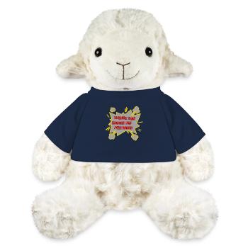 mangez sain mangez des politiciens - Mouton en peluche Annika MiniFeet® - bleu marine - Devant