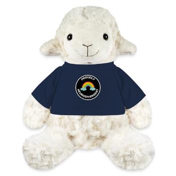 Neurodivergent ADHS Sticker - MiniFeet® Schaf Annika - French Navy - Vorne