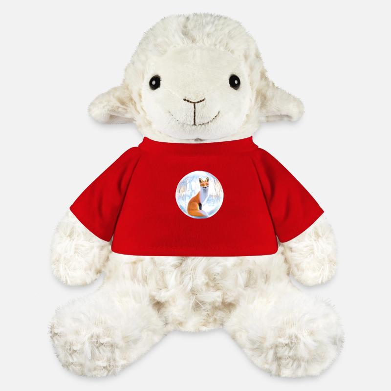 Winterfuchs. - MiniFeet® Schaf Annika - Rot