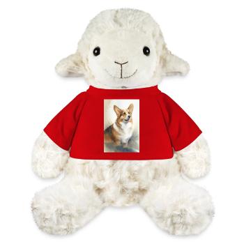 Welsh Corgi Pembroke Dog Watercolor Dogs - MiniFeet® Sheep Annika - red - Front