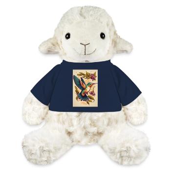 Kolibri Kolibris Vogel Colibri Tier Animal - Mouton en peluche Annika MiniFeet® - bleu marine - Devant