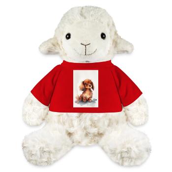 Chien teckel - Mouton en peluche Annika MiniFeet® - rouge - Devant