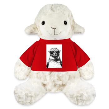 Pingouins Pingouins Lunettes de soleil pour animaux - Mouton en peluche Annika MiniFeet® - rouge - Devant