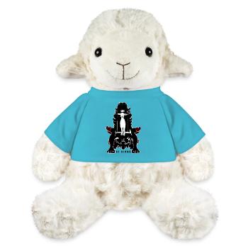 The_Lamb_of_God - Mouton en peluche Annika MiniFeet® - bleu outremer - Devant