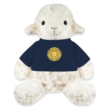 Große Sonne mit Gesicht - MiniFeet® Schaf Annika - French Navy - Vorne