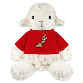 Hase Kaninchen Häschen Cartoon Kleintier niedlich - MiniFeet® Schaf Annika - Rot - Vorne