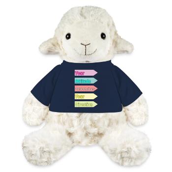 Your Attitude Determines Your Direction - MiniFeet® Sheep Annika - french navy - Front