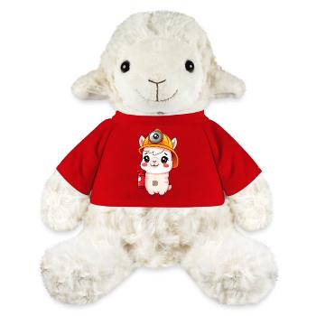Safety First Alpaca fire fighter - MiniFeet® Sheep Annika - red - Front