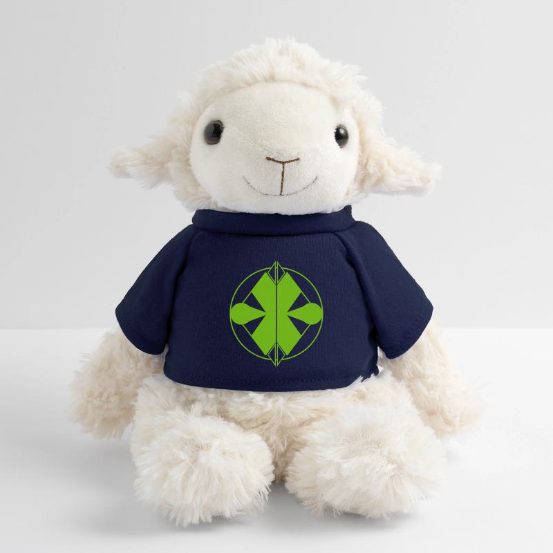 Logo Vert Moderne – Équilibre Naturel & Abstrait Mouton en peluche Annika MiniFeet®