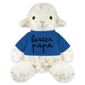 Meilleur papa - Mouton en peluche Annika MiniFeet® - bleu roi - Devant
