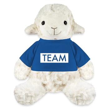 Équipe - Mouton en peluche Annika MiniFeet® - bleu roi - Devant