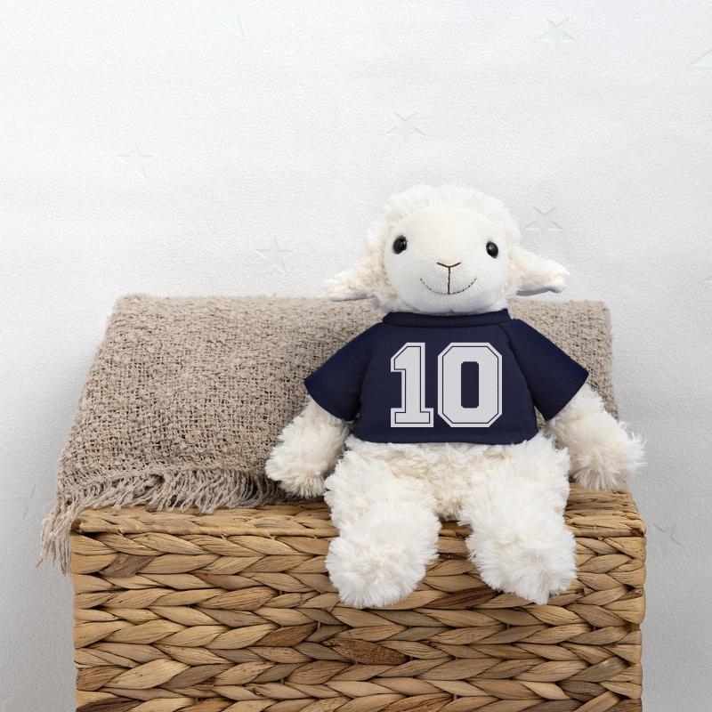 Numéro 10 Mouton en peluche Annika MiniFeet®