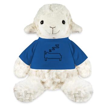 Dormir et ronfler - Mouton en peluche Annika MiniFeet® - bleu roi - Devant
