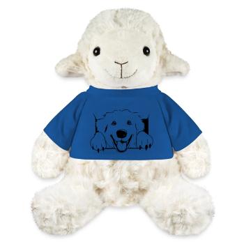 Bouvier des Pyrénées - Mouton en peluche Annika MiniFeet® - bleu roi - Devant