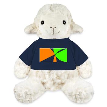Restez sur la balle! - Mouton en peluche Annika MiniFeet® - bleu marine - Devant