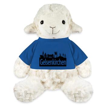 Skyline Gelsenkirchen - Mouton en peluche Annika MiniFeet® - bleu roi - Devant