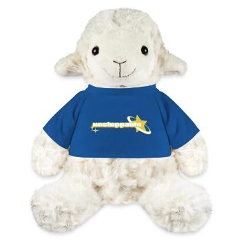 Design Astronaute Étoilé _ Yellow - Mouton en peluche Annika MiniFeet® - bleu roi - Devant