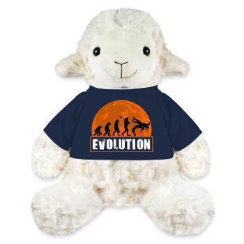 Wrestling Evolution Lustige Kampfsportarten Grappling - MiniFeet® Schaf Annika - French Navy - Vorne