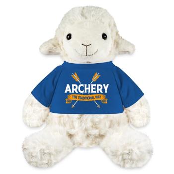 Tir à l’arc Archer - Mouton en peluche Annika MiniFeet® - bleu roi - Devant