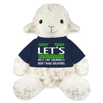 quote statement funny sayings peace for paris - MiniFeet® Sheep Annika - french navy - Front
